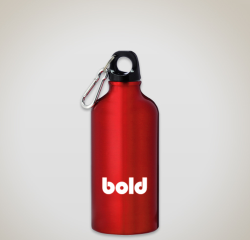 Red Aluminum Water Bottle